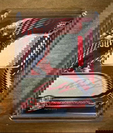 PANINI SPECTRA RHAMONDRE STEVENSON ROOKIE PATCH AUTO PINK RPA SP /25 PATRIOTS