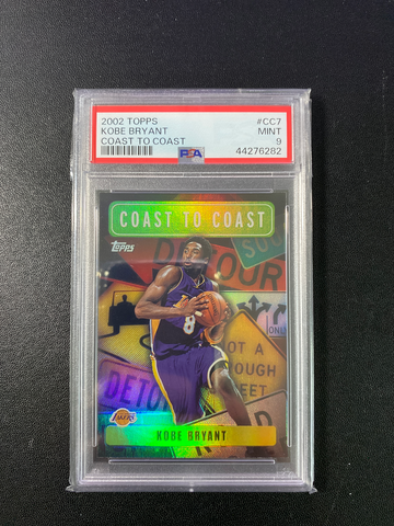 2002 Topps KOBE BRYANT  Coast to Coast #CC7 PSA 9