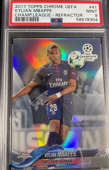 2017 Topps Chrome Refractor Kylian Mbappe