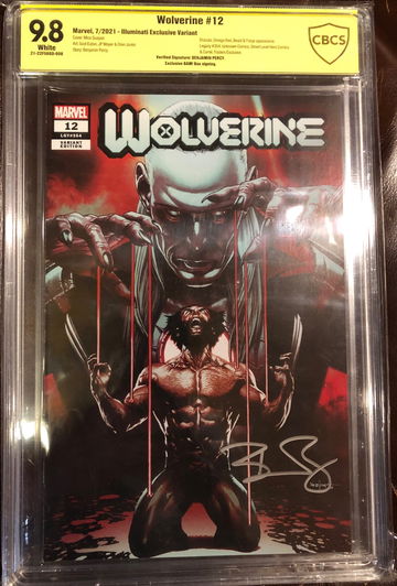 Wolverine #12 CBCS 9.8 Illuminati Excl Variant Verified Sig: Benjamin Percy 