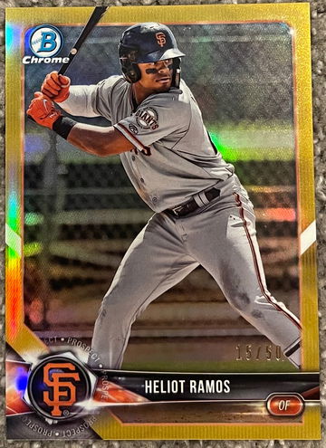 2018 Bowman Chrome Heliot Ramos #/50