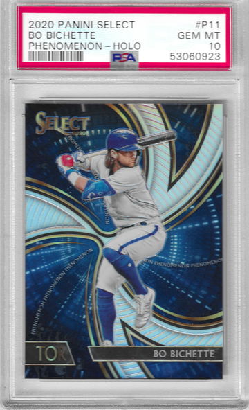 2020 Select Bo Bichette Phenomenom-HOLO PSA 10