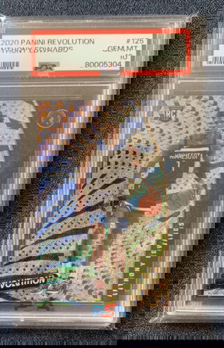 2020 Panini Revolution 🏀🔥Anthony Edwards Rookie RC #125 PSA 10! Timberwolves!