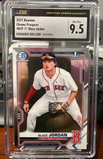 2021 Bowman Chrome Prospects Blaze Jordan