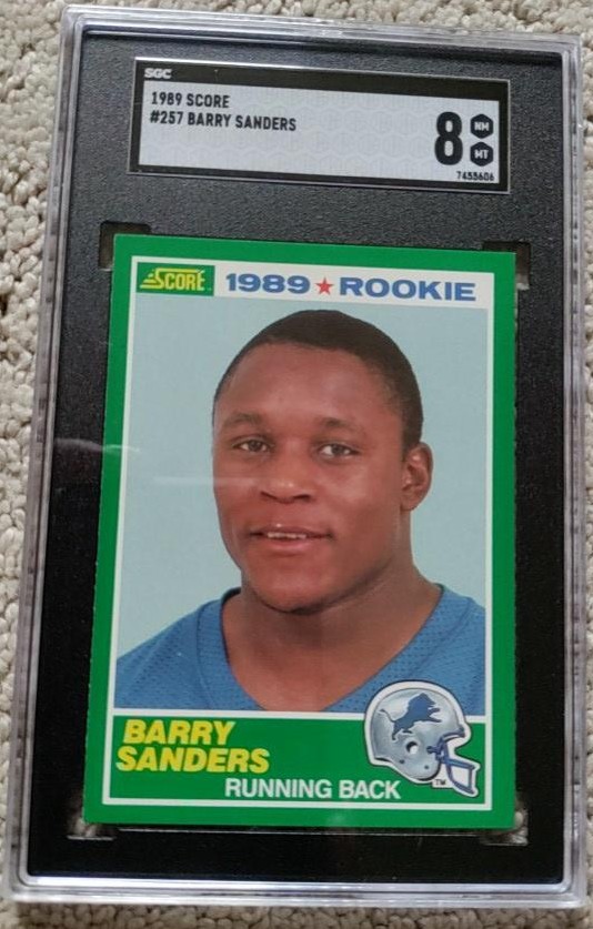 1989 Score Barry Sanders SGC 8