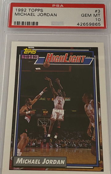 Michael Jordan 1992 Topps 