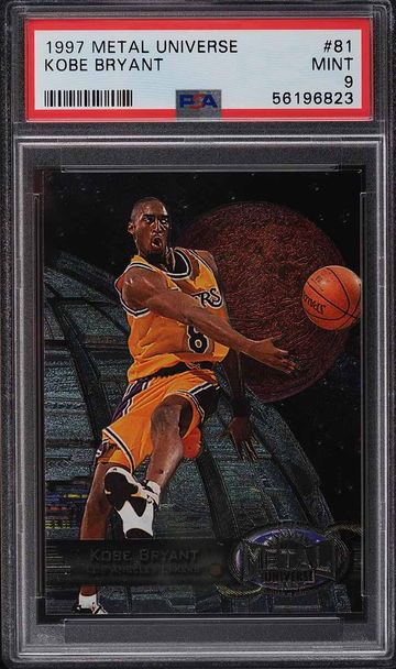 1997 Metal Universe Kobe Bryant #81 PSA 9 Mint