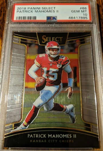 2018 Patrick Mahomes Select PSA 10 GEM