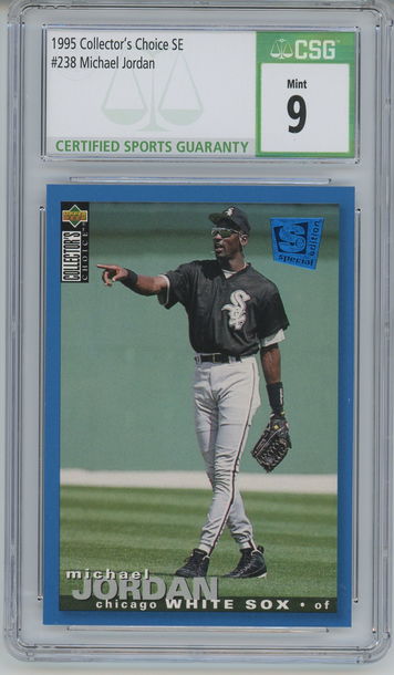 1995 Collectors Choice SE Michael Jordan #238 CSG 9 MINT