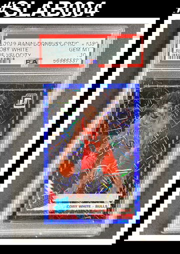 2019 Optic Rated Blue Velocity Prizm Coby White PSA 10 GEM MT Rookie RC #180