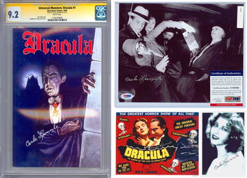 DRACULA 1931 COLLECTION - UNIVERSAL MONSTERS DRACULA #1 CGC-SS 9.2 CARLA LAEMMLE