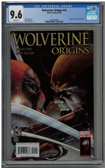 Wolverine: Origins 24 CGC 9.6 Deadpool