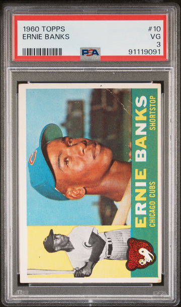 1960 Topps Ernie Banks #10 PSA 3