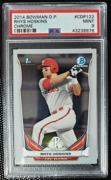 2014 Bowman Chrome Rhys Hoskins PSA 9