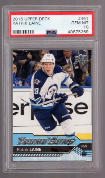 Patrick Laine 2016-17 Upper Deck Young Guns RC