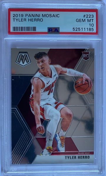 2019 Panini Mosaic Tyler Herro PSA 10
