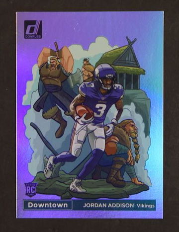 2023 Panini Donruss #D-18 Jordan Addison Downtown Rookie