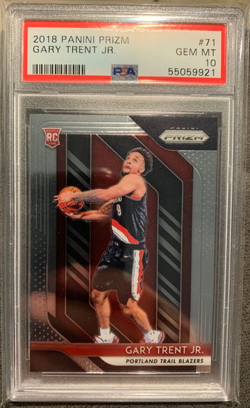 Gary Trent Jr. 2018 Prizm PSA 10 Rookie