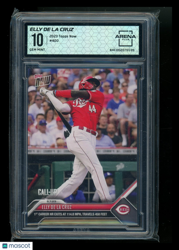 2023 Topps Now Elly De La Cruz #400 Call-Up Arena Club 10
