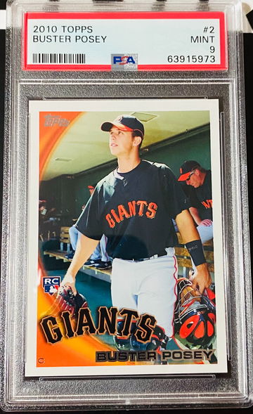 Buster Posey Rookie 2010 Topps PSA 9