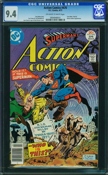 ACTION COMICS #470, CGC 9.4 NM