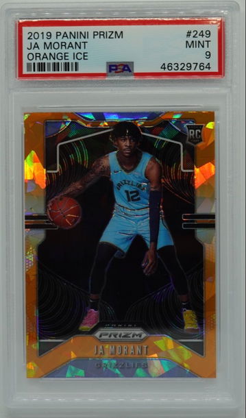 2019 Prizm Orange Ice Ja Morant Psa 9