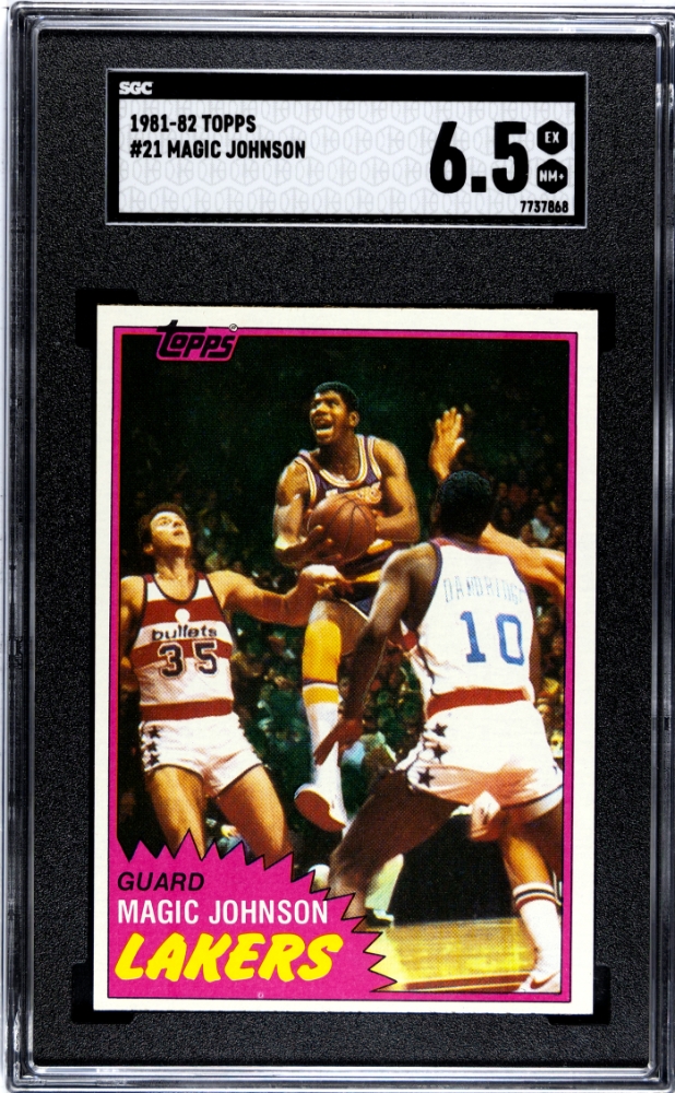 1981-82 Topps Magic Johnson #21 SGC 6.5