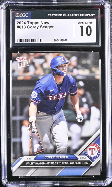 2024 TOPPS COREY SEAGER #613 CGC 10