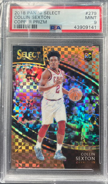 2018 Select Courtside Collin Sexton Copper Prizm /60 PSA 9 MINT