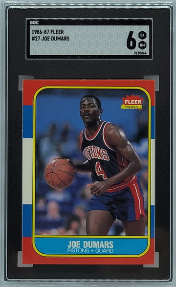 1986 Fleer Joe Dumars