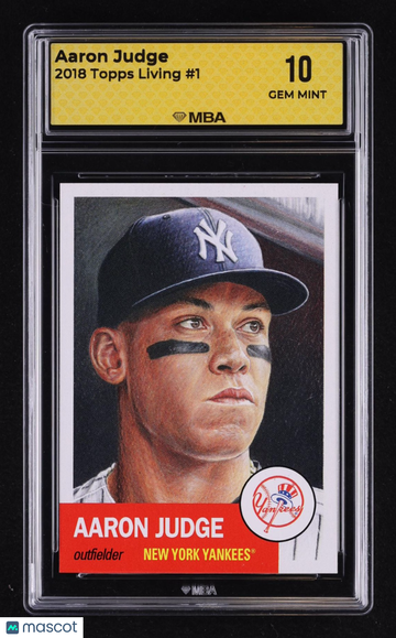 2018 Topps Living Aaron Judge #1 MBA 10