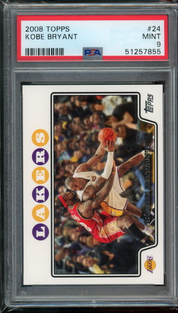 2008 Topps Kobe Bryant PSA 9 