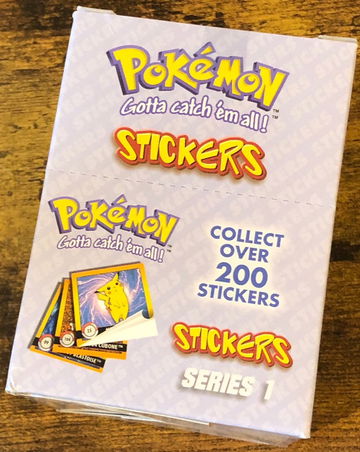 1999 Artbox Pokemon Stickers Box