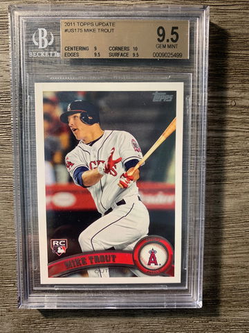2011 Topps Update Mike Trout (BGS 9.5)