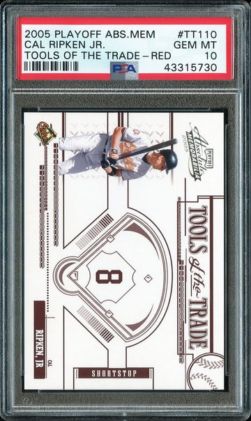 2005 Absolute TOTT Red #TT110 Cal Ripken PSA 10 