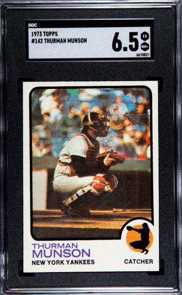 1973 Topps #142 Thurman Munson SGC 6.5