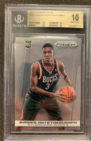 GIANNIS ANTETOKOUNMPO- BGS 10 PRISTINE ROOKIE