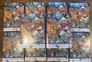 2021 Panini Donruss Elite Blaster Box Lot of 10