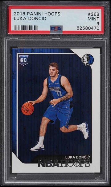 2018 Panini Hoops Luka Doncic #268 PSA 9