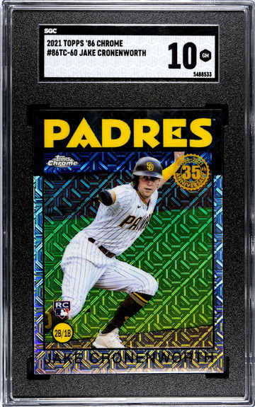 2021 Topps '86 Chrome Jake Cronenworth SGC 10