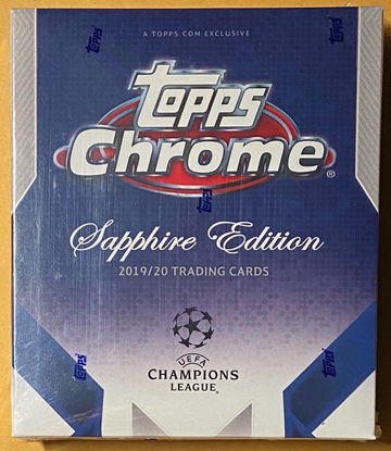 2019-2020 Topps Chrome Sapphire UEFA Champions League Box