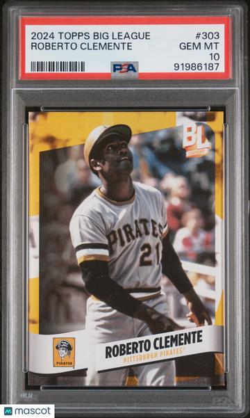2024 Topps Big League Roberto Clemente #303 PSA 10