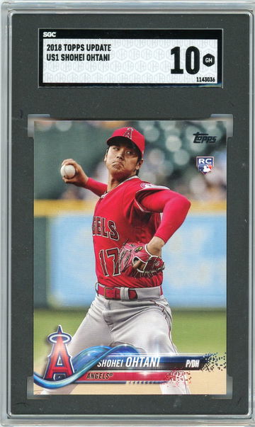 Shohei Ohtani 2018 Topps Update US1 Rookie RC SGC 10 Gem LA Angels