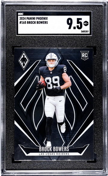 2024 Panini Phoenix #165 Brock Bowers SGC 9.5
