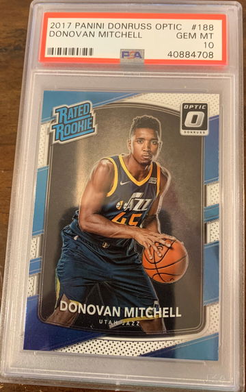 Donovan Mitchell PSA 10 Optic