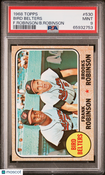 1968 Topps Bird Belters #530 PSA 9