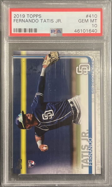 2019 Topps Fernando Tatis Jr #410 PSA 10