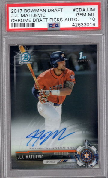 J.J. Matijevic 2017 Bowman Auto