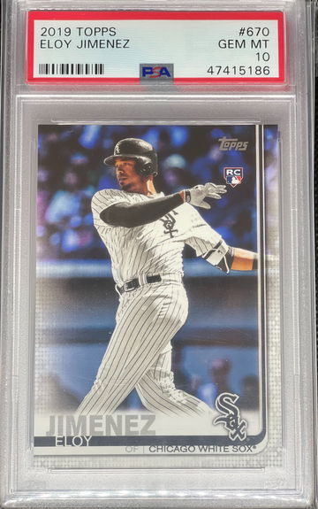 PSA 10 2019 Topps Eloy Jimenez #670