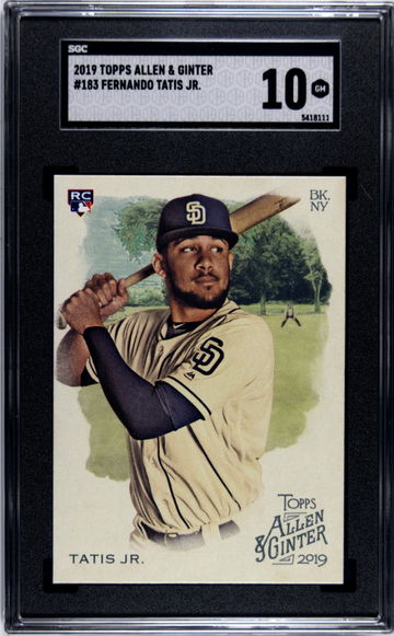 2019 Topps Allen & Ginter #183 Fernando Tatis Jr. SGC 10